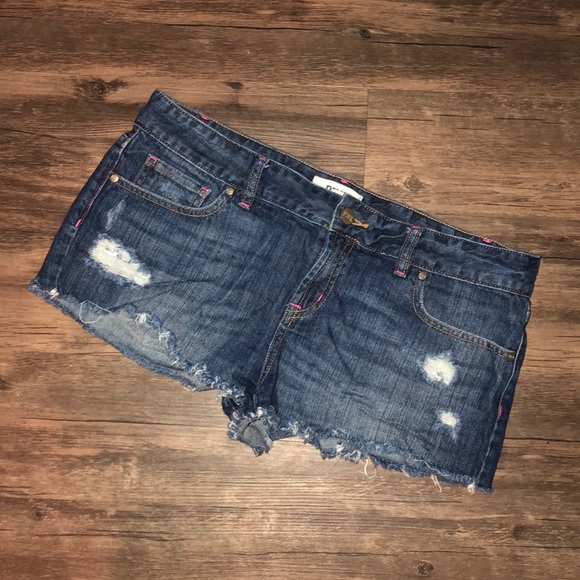 PINK Victoria's Secret Pants - PINK VICTORIA’S SECRET DENIM JEAN SHORTS SIZE 10
